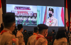 Jokowi: Pramuka Harus Jadi Pribadi Tangguh