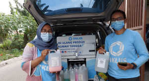 Siklus Refill, Belanja Asyik Antar Isi Ulang Minim Sampah