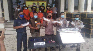 KKP Gagalkan 52 Kasus Penyelundupan Benur Sepanjang 2021