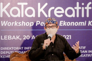 Sandiaga Dorong Pengembangan Potensi Ekraf Lebak Banten Lewat Program KaTa Kreatif