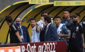 Lionel Messi Kecewa Laga Argentina Vs Brazil Dibubarkan akibat Langgar Prokes