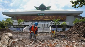 Masjid Raya Baiturahman Semarang Direnovasi agar Lebih Megah