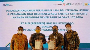 Pakai REC, PLN Pasok Listrik EBT 170 MVA ke Smelter di KEK Palu