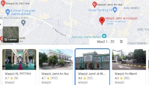 Cara Pakai Google Maps untuk Mencari Masjid Terdekat