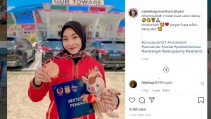 Nadia Haq Umami, Atlet Cantik yang Raih Medali meski Sedang Hamil