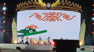Ratusan Penari Putra Putri Papua Meriahkan Pembukaan Peparnas XVI