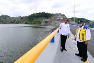 Resmikan Bendungan di Gowa, Jokowi ke Sulsel Tiga Kali dalam 2021