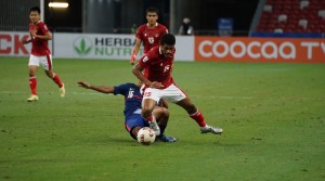 Ricky Kambuaya Bawa Indonesia Unggul 1-0 atas Thailand di Babak Pertama