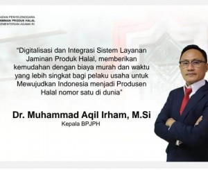 Ini Capaian BPJPH di 100 Hari Kerja Aqil Irham