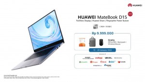 Jawab Tantangan Digital, Huawei Hadirkan MateBook D15