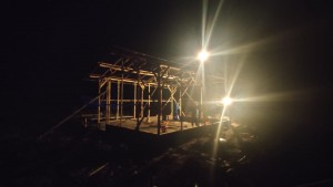 Kebut Siang Malam, Indonesia Care Bangun Huntara Semeru dalam 5 Hari