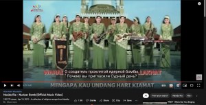 Video Klip Bom Nuklir Nasida Ria 'Ber-Subtitle' Bahasa Rusia, Pesan Damai untuk Putin?