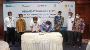 PLN Siap Pasok Listrik 80 MVA ke Smelter Antam di Halmahera Timur