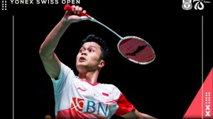 Anthony Ginting Melaju ke Semifinal Swiss Open 2022