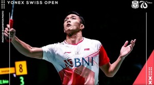Singkirkan Wakil India, Jonatan Christie Melaju ke Final Swiss Open 2022