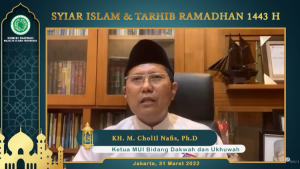 KH Cholis Nafis: Ramadhan adalah Madrosatun Insaniyyun