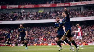 Kembali Ukir Sejarah, Ronaldo Catatkan 100 Gol di Liga Inggris