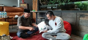 Silaturahmi ke Baim Wong, Forjukafi Ajak Selebritas Dukung Kampanye Wakaf