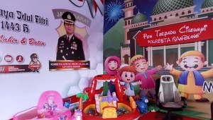 Ada Area Bermain Anak di Pos Terpadu Cileunyi, Yuk Mampir