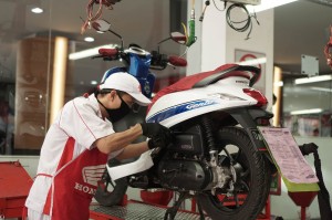 Safety Check hingga Mushola Tersedia di Posko Mudik Honda