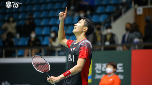 Taklukkan Sai Praneeth, Jonatan Christie Melaju ke Babak Kedua BAC 2022