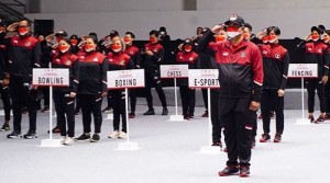 KOI Kukuhkan Ratusan Kontingen Indonesia untuk SEA Games Vietnam