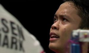 Anthony Ginting Tumbang, Thailand Curi Poin Pertama