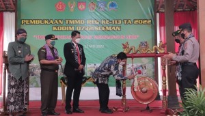 TNI Manunggal Masuk Desa Bangun Masjid Nurul Iman di Sleman