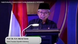 Ma'ruf Amin Sebut Ekonomi Islam Indonesia Naik di Peringkat 4