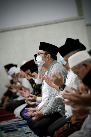 Ini Pesan AHY Saat Takziah ke Kediaman Ridwan kamil