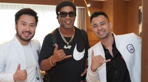 Ronaldinho Tiba di Jakarta, Dijemput Bos RANS Nusantara FC