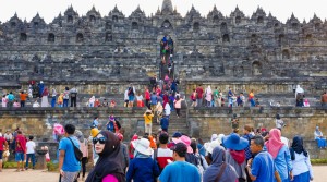 Badan Konservasi Borobudur: Candi Borobudur Sering Kelebihan Kapasitas Pengunjung