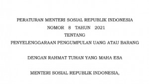 Izin PUB ACT Dicabut, Ini Isi Permensos 8 Tahun 2021