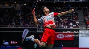 Singapore Open 2022: Hentikan Wakil Tuan Rumah, Ginting Capai Final Pertama