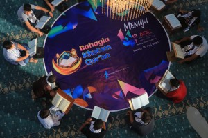 Ratusan Santri Gaza Semarakkan Program Bahagia Khatam Quran