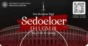 Alumni FH UGM 81 Gelar Doa Bersama untuk Sedulur yang Telah Berpulang