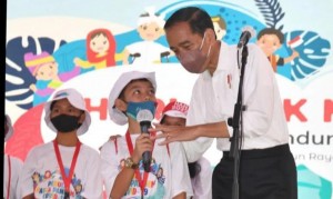 Peringati Hari Anak Nasional, Jokowi: Hentikan Perundungan