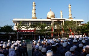 Ponpes Al-Mukmin Ngruki Gelar Upacara Kemerdekaan, Abu Bakar Baasyir Hadir