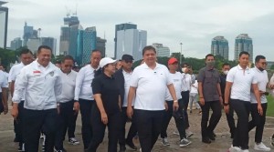 Bertemu Airlangga di Monas, Puan Samakan Persepsi Jelang Pemilu 2024