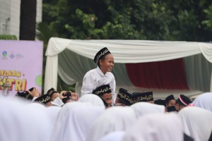 Suka Cita Santri dalam Peringatan Hari Santri Nasional di Kemenag