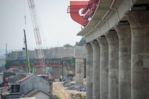 Progres Konstruksi Kereta Cepat Jakarta-Bandung Capai 80 Persen