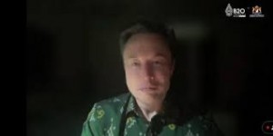 Hadir Virtual di B20, Elon Musk Pakai Batik Bomba Asal Sulawesi Tengah