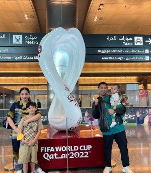 4 Selebritas Indonesia Terbang ke Qatar Demi Dukung Timnas Kesayangan