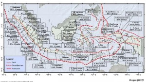 Ancaman Gempa di Indonesia, 295 Sesar Aktif dan 13 Zona Megathrust