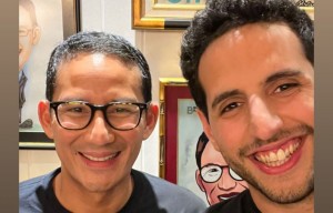 Menparekraf Sandiaga Uno Temui Influencer Israel Nas Daily