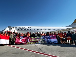Gelombang Pertama Misi Kemanusiaan Indonesia Tiba di Turki