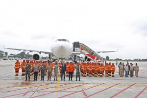 Tim Pencarian dan Pertolongan Indonesia untuk Turki Tiba di Tanah Air
