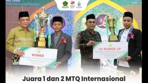 Dua Hafidz Indonesia Juarai Gelaran MTQ Internasional di Thailand
