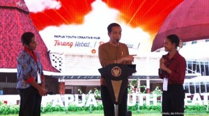 Resmikan Papua Youth Creative Hub, Jokowi: Semua Punya Kesempatan