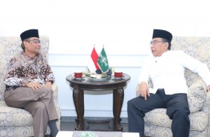 Mahfud MD Bertemu Ketum PBNU, Bahas Politik Inspiratif di Pemilu 2024